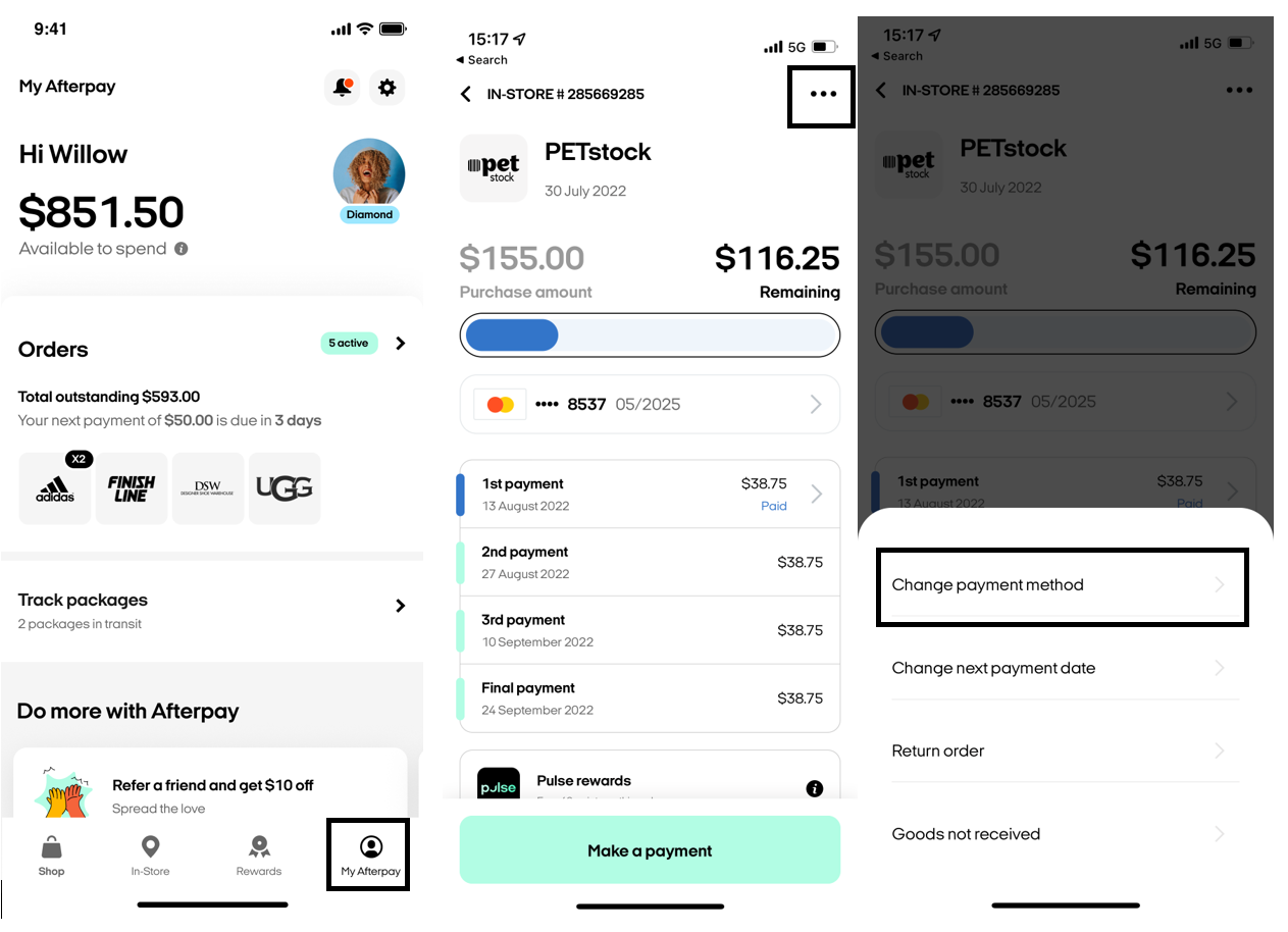 how-can-i-add-or-remove-a-card-on-my-account-afterpay